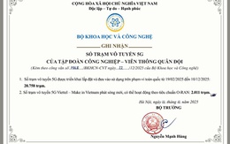 Bộ Khoa học và Công nghệ ghi nhận Viettel hoàn thành cam kết triển khai mạng 5G