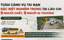 Infographic: Toàn cảnh vụ lật xe khách chở đoàn thiện nguyện tại Lào Cai khiến 9 người chết, 9 người bị thương