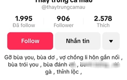 Chủ tài khoản TikTok "Thầy Trung Cà Mau" ra giá làm bùa yêu 1,5 triệu đồng