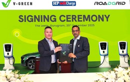 V-GREEN bắt tay Tập đoàn Dầu khí quốc doanh của Ấn Độ làm trạm sạc xe điện tại 24.400 điểm bán xăng dầu