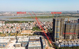 Toàn cảnh khu vực sắp xây hầm đường bộ 2 tầng qua sông Hồng gần 22.000 tỷ đồng