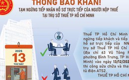 Thuế TP.HCM thông báo khẩn