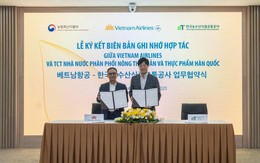 aT Center – Vietnam Airlines hợp tác quảng bá nho Hàn Quốc trên các chuyến bay quốc tế