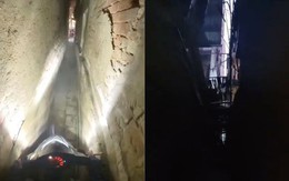 "Nghẹt thở" xem clip xe ôm công nghệ đi trong ngõ hẹp chỉ vừa 1 xe máy ở Hà Nội