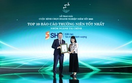 SHS lần thứ 6 được vinh danh trong Top 10 Báo cáo thường niên tốt nhất VLCA