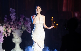 Ca sĩ mở màn hôn lễ bạc tỷ của Tiên Nguyễn và chồng gốc Dubai: Giọng ngọt như "mía lùi", hát tình ca quá hợp!