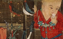 Phóng to tranh 10 lần thấy đứa trẻ ‘tương lai’ dùng ống hút, chuyên gia: Thứ đó đã có từ 1.200 năm trước