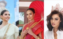 Chiêm ngưỡng dàn Hoa hậu 'đỉnh nóc, kịch trần' của Thái Lan cầm biển dẫn đoàn trong Lễ khai mạc SEA Games 33