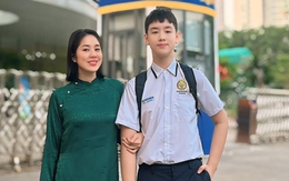 Lê 789bet uy tín khoe ảnh đưa con trở lại trường, dân tình "soi" học phí nơi cậu cả đang theo học mà "ngã ngửa"