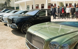 Thu giữ nhiều ô tô "siêu sang" trong đường dây lừa đảo khắp cả nước