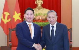 Tổng Bí thư Tô Lâm tiếp Chủ tịch Tập đoàn SK, Hàn Quốc