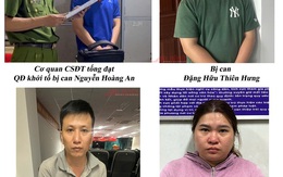 Bắt tạm 789bet link mới Nguyễn Tú Anh, cấm đi khỏi nơi cư trú đối với Đặng Hữu Thiên Hưng