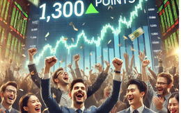Chứng khoán vượt 1.300 điểm: Khởi đầu một con sóng mới hay tiếp tục "xịt hơi"?