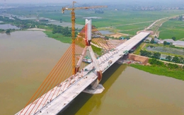 Tiến độ cầu Đồng Việt gần 1.500 tỷ nối Bắc Giang - Hải Dương giờ ra sao?