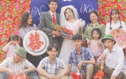 Bộ ảnh cưới 'thời ông bà anh' của cặp đôi Bắc Giang gây sốt mạng