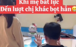 Clip 27 giây chị gái 789bet.com đăng nhập em trai học viral cõi mạng, thần thái cô chị đỉnh đến mẹ còn phải giật mình