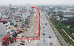 Cải tạo 4,8 km đường cửa ngõ Hà Nội 15 năm chưa xong