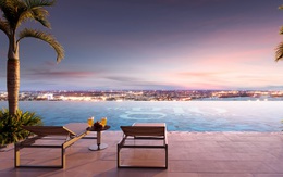 Xuất hiện cặp hồ bơi vô cực trên tầng 40 dự án The Gió Riverside