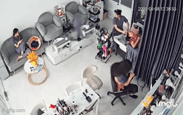 Máy mài móng bất ngờ phát nổ, hành động dứt khoát của vị khách đang nằm gội đầu khiến nhân viên sững sờ
