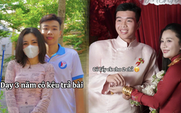 Nam sinh mừng cưới cô giáo 2 chỉ vàng sau 2 lần bị gọi lên trả bài, ngỡ ngàng mối quan hệ phía sau