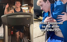 Chàng trai 23 tuổi chạy trên máy chạy bộ liên tục 24 giờ, video gây sốc tiết lộ thứ anh ta nhận lại