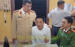 Bắt tài xế Hoàng Văn Thường và khám xét xe ô tô