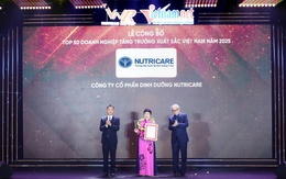 Nutricare 3 năm liên tiếp lọt TOP 50 Doanh nghiệp tăng trưởng xuất sắc