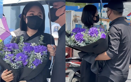 Chi tiết Lê Phương mang 8 bông hoa hồng tím tới lễ thủy táng Quý 789bet lừa đảo, giờ mới hiểu ý nghĩa đằng sau