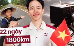 22 ngày, 1.800 km và câu trả lời antifan của thanh niên đạp xe Thống Nhất vào TP. HCM 22 ngày, 1.800 km và câu trả lời antifan của thanh niên đạp xe Thống Nhất vào TP. HCM