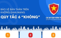 Quy tắc "6 KHÔNG" mà ai lên mạng cũng cần biết Quy tắc "6 KHÔNG" mà ai lên mạng cũng cần biết