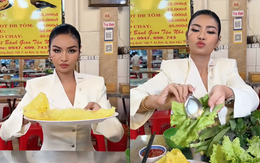 Á hậu người Thái mukbang bánh xèo Việt Nam như "máy nghiền chất xơ", netizen rần rần chỉ vì thái độ này Á hậu người Thái mukbang bánh xèo Việt Nam như "máy nghiền chất xơ", netizen rần rần chỉ vì thái độ này