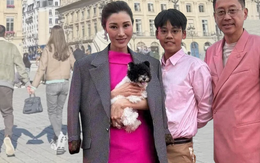 Nàng hậu làm dâu hào môn khoe ảnh gia đình ba người nắm tay: Cậu con trai 14 tuổi cao 1m85 gây sốt MXH Nàng hậu làm dâu hào môn khoe ảnh gia đình ba người nắm tay: Cậu con trai 14 tuổi cao 1m85 gây sốt MXH