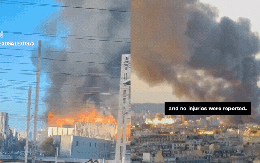 Paris ngập trong khói đen vì hỏa hoạn thiêu rụi cả tòa nhà, 200 lính cứu hỏa được điều động khẩn