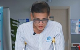 MC Thanh Bạch ngã xuống hố sâu 3 m MC Thanh Bạch ngã xuống hố sâu 3 m
