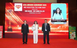 Doanh nhân Nguyễn Thị Kim Anh:  “Nhà lãnh đạo doanh nghiệp giỏi Châu Á 2025”