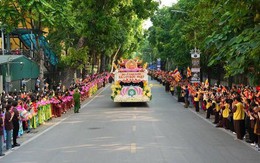 Lộ trình cung rước xá lợi Đức Phật từ 789bet wiki về Tam Chúc