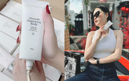 Thu hồi lô kem chống nắng Hanayuki Sunscreen Body do công ty của chồng Đoàn Di Băng phân phối Thu hồi lô kem chống nắng Hanayuki Sunscreen Body do công ty của chồng Đoàn Di Băng phân phối