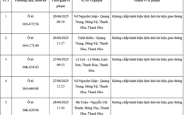 167 chủ xe vượt đèn đỏ có biển số sau nhanh chóng liên hệ công an nộp phạt nguội theo Nghị định 168 167 chủ xe vượt đèn đỏ có biển số sau nhanh chóng liên hệ công an nộp phạt nguội theo Nghị định 168