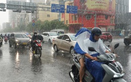 Chi tiết đợt mưa lớn kéo dài từ hôm nay ở TP HCM