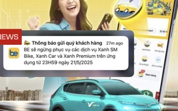 Be bất ngờ thông báo dừng tích hợp các dịch vụ gọi xe điện của Xanh SM
