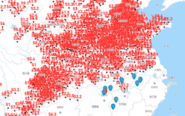 Trung Quốc trải qua nắng nóng cực đoan, nhiệt độ mặt đất cao khủng khiếp