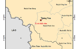 Huyện miền núi ở Quảng Nam xảy ra động đất 3 độ richter