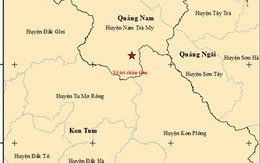 Xảy ra 13 trận động đất tại Quảng Nam và Kon Tum Xảy ra 13 trận động đất tại Quảng Nam và Kon Tum