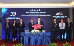 ACB và ĐH Quốc gia TP.HCM ký kết thỏa thuận hợp tác chiến lược: Kiến tạo hệ sinh thái đổi mới từ mô hình “Nhà nước - Nhà trường - Doanh nghiệp”