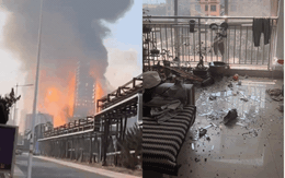 Cận cảnh vụ nổ "xé toang" nhà máy hoá chất tại Trung Quốc: Nhà dân tan hoang, nghi khí lạ rò rỉ, nhiều người lập tức sơ tán