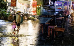 Mưa lớn "đánh úp" Sài Gòn: Người dân bì bõm lội trên đường, quán xá ngập trong nước