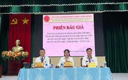Bà Rịa - Vũng Tàu: Đấu giá thành công 57 lô đất Bà Rịa - Vũng Tàu: Đấu giá thành công 57 lô đất