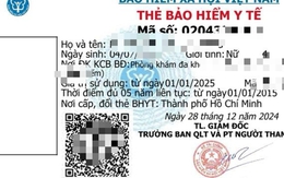 Từ 1-6, thẻ BHYT điện tử chính thức thay thẻ giấy