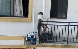 Ở nhà một mình trong kỳ nghỉ hè, bé gái khiến cả khu chung cư thót tim khi chứng kiến khoảnh khắc xảy ra tại lan can tầng 7