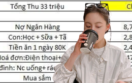 Bảng chi tiêu của người vợ ở TP.HCM khiến dân mạng đặt ra 1000 câu hỏi
